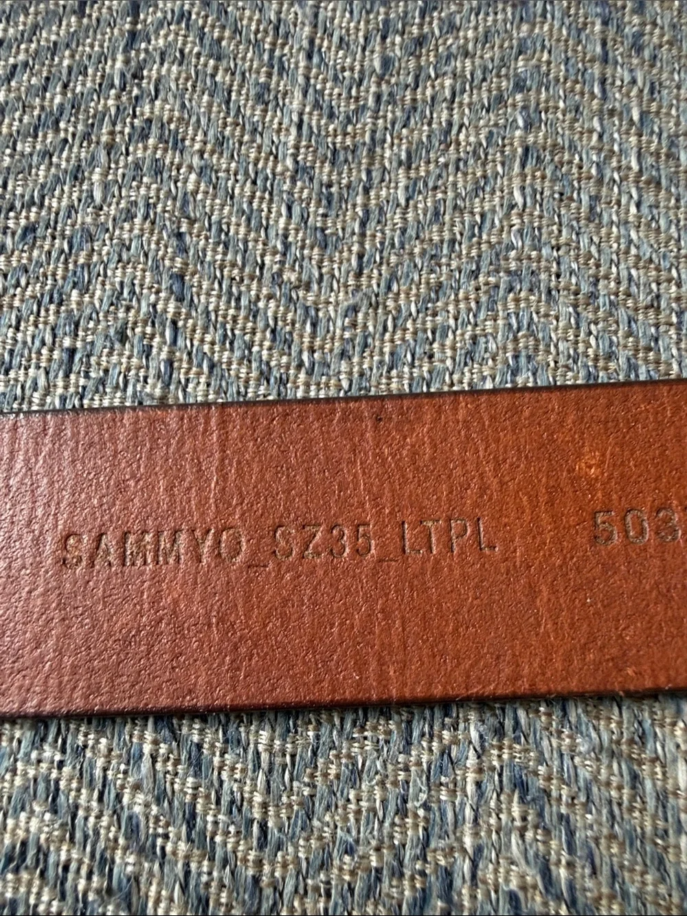 Hugo Boss Men’s Brown Leather Sammyo_SZ35_LTPL  Belt Size: 80-30